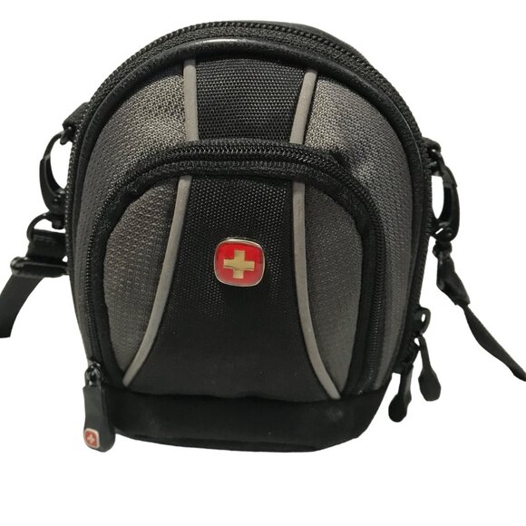 Swissgear By Wenger Compact Black Camera Bag Multiple Compartments Compact - Picture 1 of 13